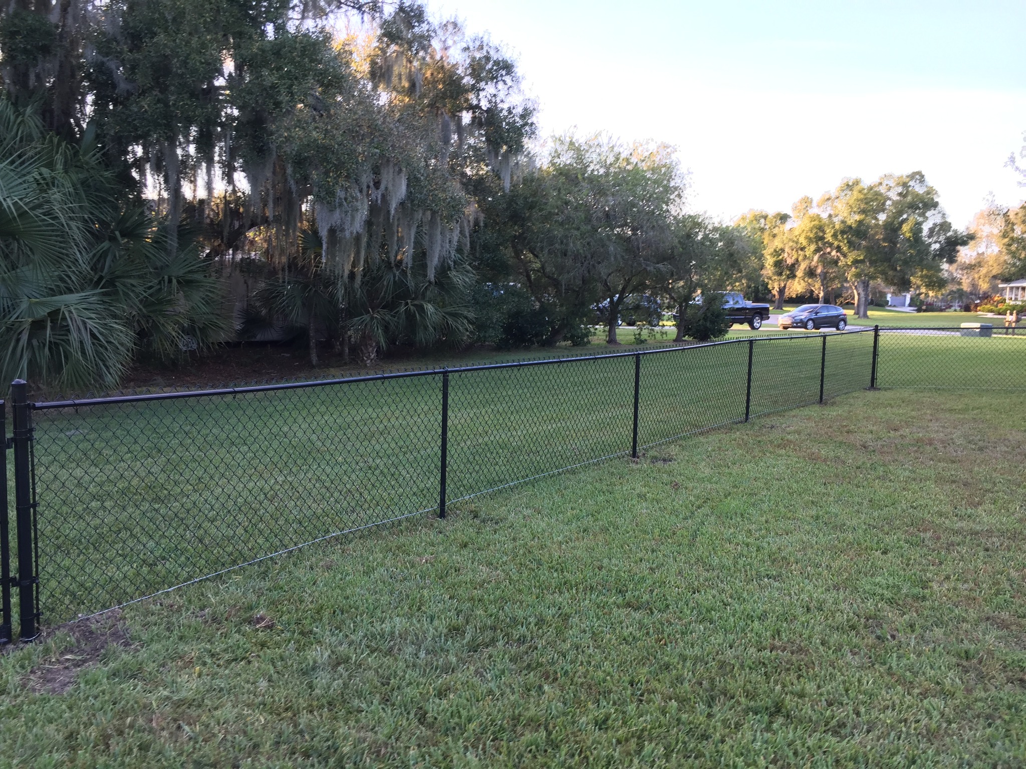Chain link fence project