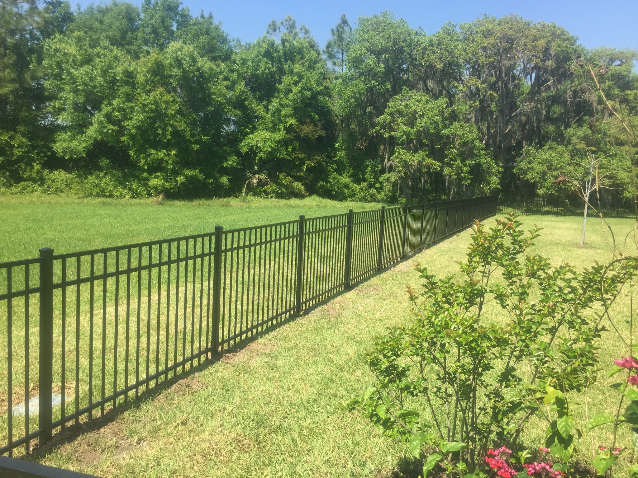 Aluminum fence project